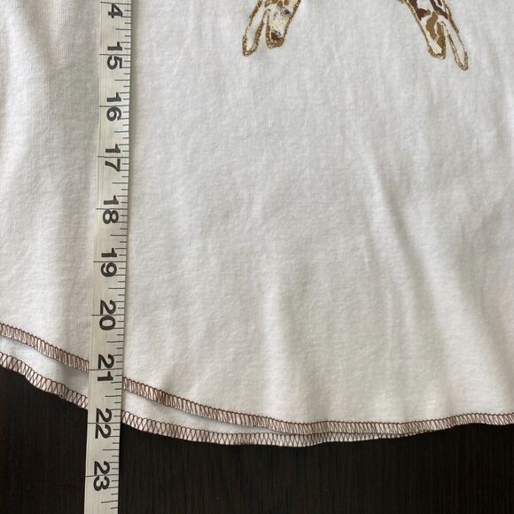 Fader Y2K Tank Top Womens Large Butterfly Glitter Sparkle Tee 2000s Vintage - Picture 8 of 9